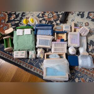 Lakeshore Learning Wooden Toy Furniture Doll House